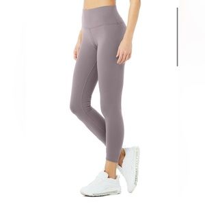 Alo high waist purple dusk leggings